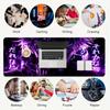 Purple Wolf Xl Gaming Mouse Pad Nonslip Rubber Base Stitched Edge Waterproof Desk Mat For Pc Laptop Gamer Office Computer Accessories C929278