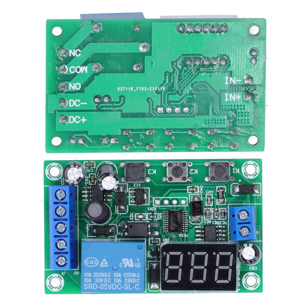 DC Current Detection Module Relay Switch Sensor Digital Display Motor Controller 12V