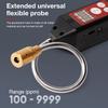 LD610 Детектор утечки горючего газа Звуковая сигнализация Горючий Метан C4H10 H2 Тестер утечки газа 100-9999ppm Газоанализатор с зондом