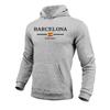 Мужские худи Barcelona Fashion на все сезоны, для повседневной носки, спорта, дома и на открытом воздухе, комфортные и модные.