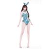 Bunny Girl Cosplay Sexy Open Crotch Erotic Training Temptation Extreme Rabbit Bunny Costume Leotard Disguise High Leg Bold Lingerie Rabbit Ears Black