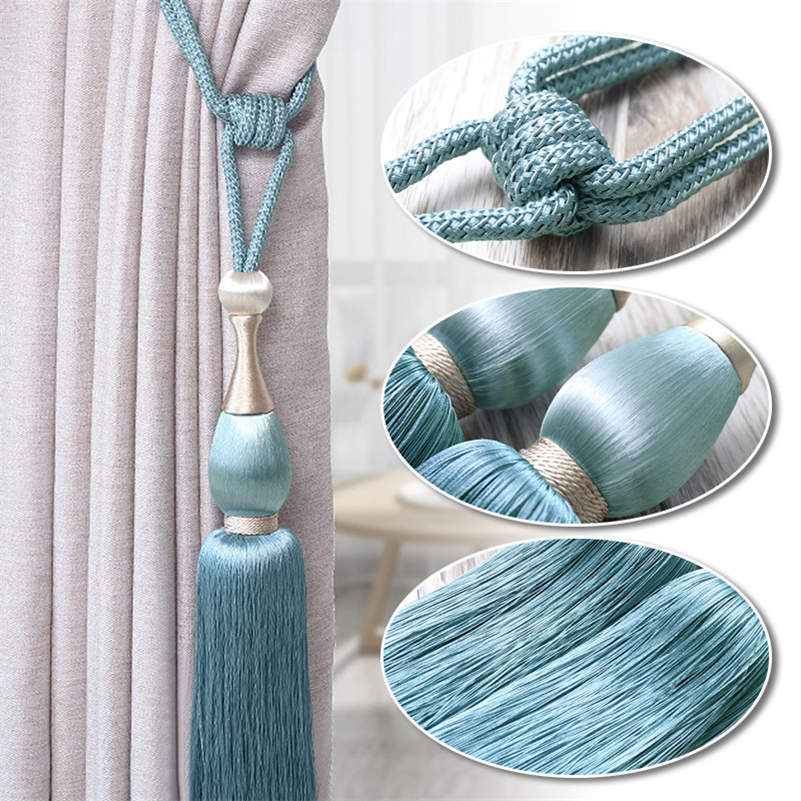 Подхваты для штор Подхваты для штор с кисточками Подхваты для штор Подвесной шар Декор Аксессуар для шторной ленты