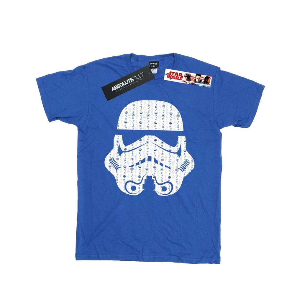 Star Wars Mens Christmas Stormtrooper Helmet T-Shirt