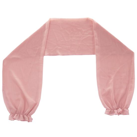 Шифоновая шаль, однотонная летняя тонкая рубашка с защитой от солнца, открытый перед, длинный рукав, оборки, манжеты, пляжная шаль