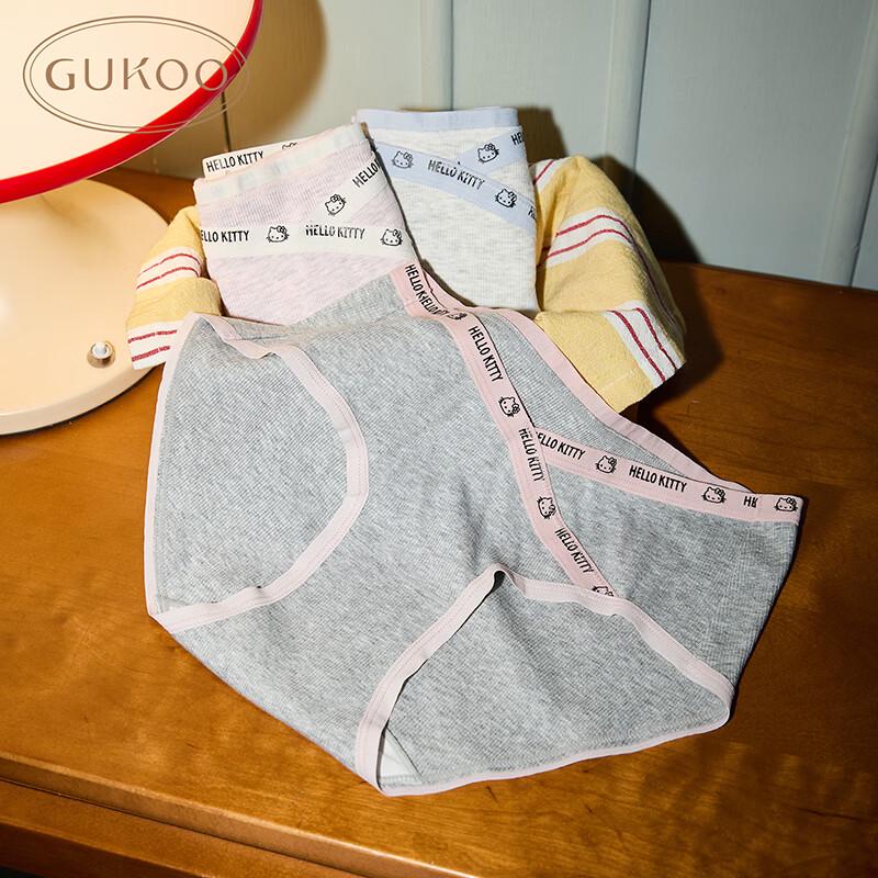 Gukoo Комплект женского нижнего белья из чистого хлопка Hello Kitty