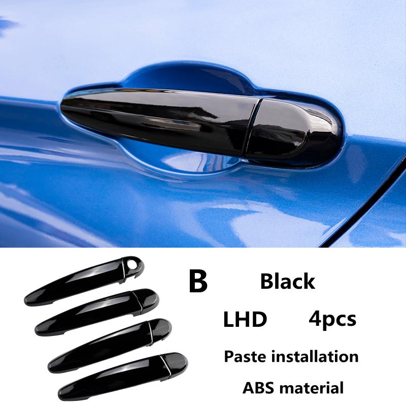 LHD RHD карбоновая внешняя дверная ручка, накладки для BMW F30 F31 F32 F33 F34 F36 E70 E71 E84 F25 F26 F20