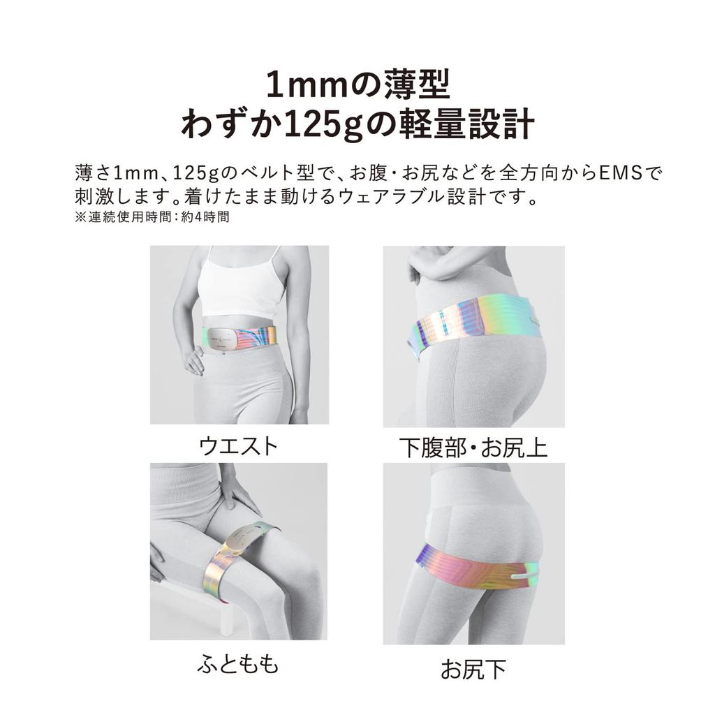 Пояс Atex Lourdes EMS Nexa для ног, бедер, нижней части живота, ягодиц, нижней части тела, упражнения AX-FR921sv