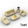 City Furniture Серия кроватей Креативные Кирпичи ТВ Кухня Спальня Ванная Комната Детали Баскетбольная стойка Наборы для самостоятельной сборки Игрушки для детей Строительные блоки