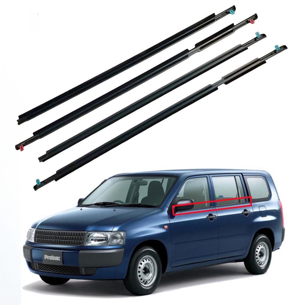 Черный Дефлектор Воды и Уплотнительная Лента для Toyota Probox 2002-2014 Отделка Окна