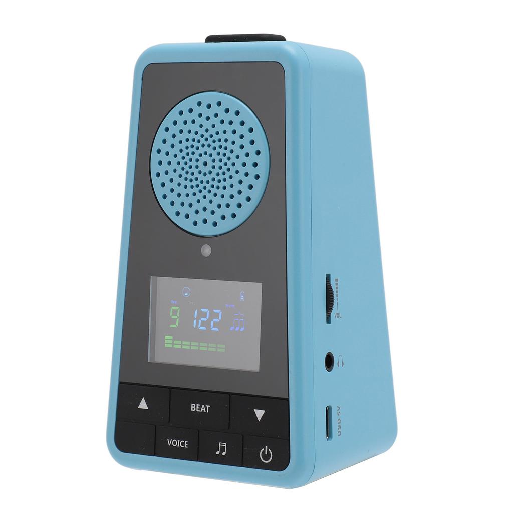 AM 718 перезаряжаемый электронный цифровой метроном 2 в 1 аккумулятор 1300 мАч 30 до 260 ударов в минуту Bluetooth Speak