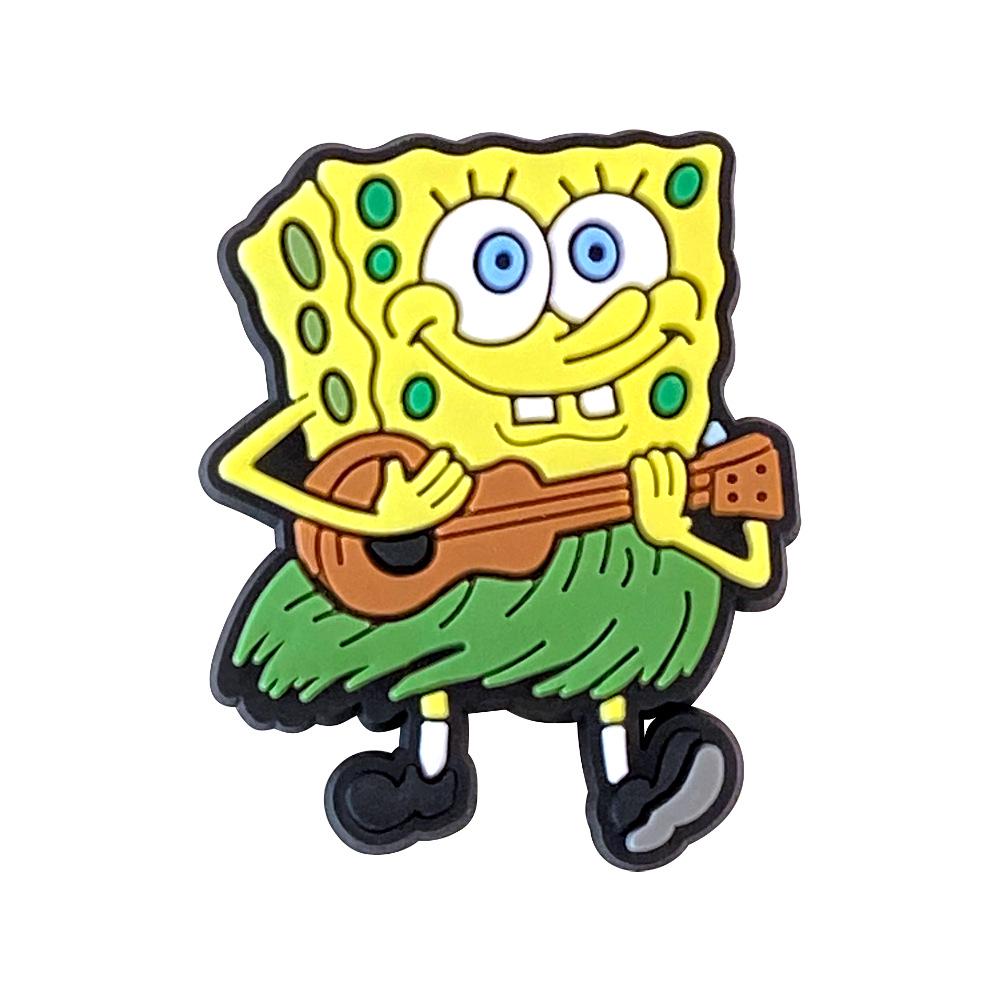 SpongeBob Croc Charms: 20 DIY Soft Rubber Shoe Accessories & PVC Buckle Ornaments