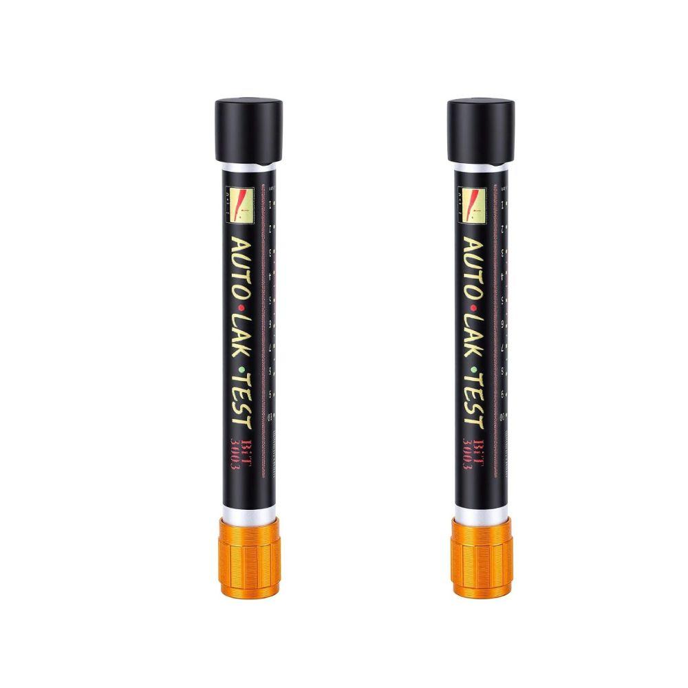2PCS Waterproof Car Paint Thickness Tester Car Body Damage Detector Vehicle Repaint Body Repair