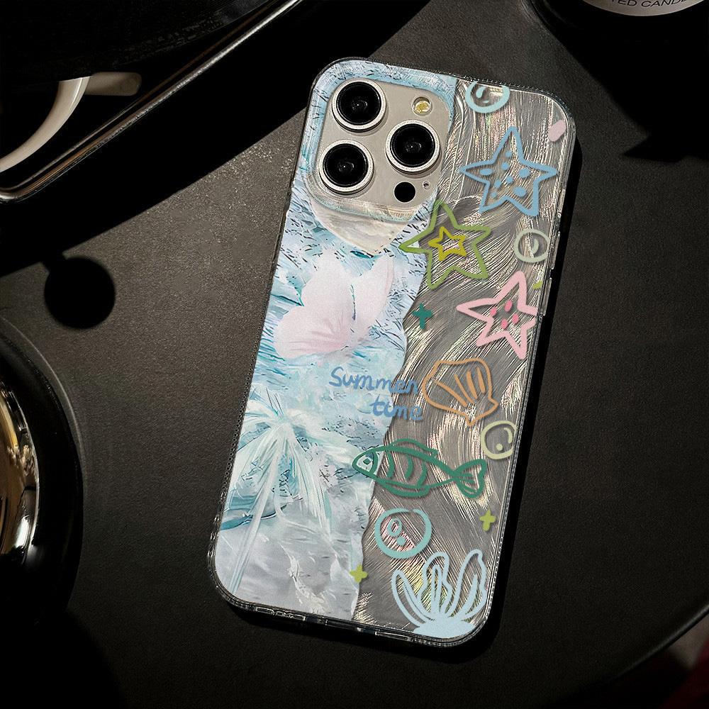 Чехол для телефона Feather Luster для Samsung A53 A14 A33 A12 A32 S24 S23 Plus S20 S21 FE для iPhone 17 15 16 13 Pro 17 16 Pro Max Чехол для телефона с бабочкой и бантом