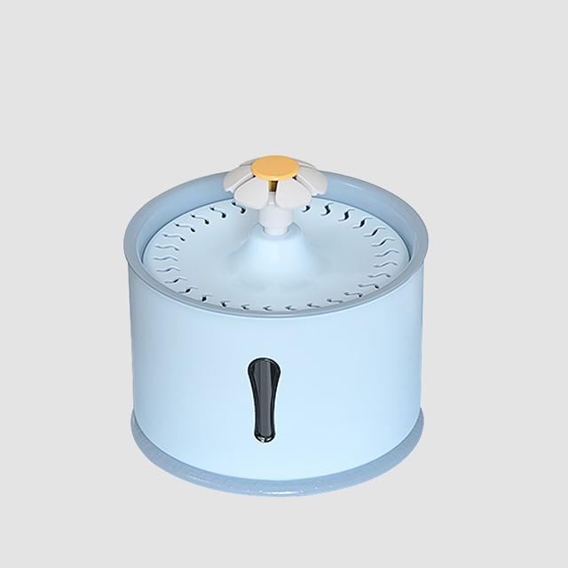 Kimpets 2.4L Pet Cat Диспенсер для питьевой воды Фильтры с активированным углем Светодиодный автоматический контейнер для подачи USB-интерфейс