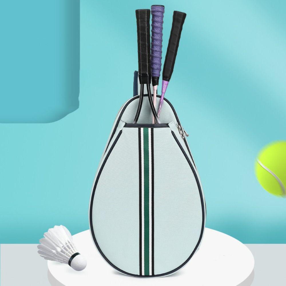 Large Capacity Sports Racket Bag Zipper Closure Badminton Racquet Bag Exercise Gym Equipment
