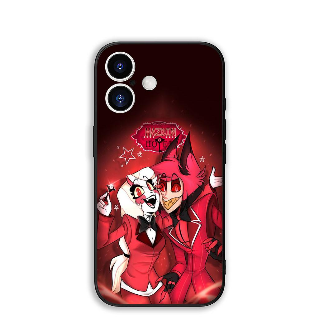 for Samsung Galaxy Note 20 Ultra 10 8 9 S10 Plus Lite S8 A70 A24 A25 A37 A57 A51 Case Dust H-Hazbin Alastor Hotels Charile Angel