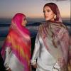 Fashion Tie-Dye Cotton Rayon Modal Hijab Muslim Scarf Women's Shawl Head Wraps Pashmina Stole Bufandas Malaysia Tudung Hijabs