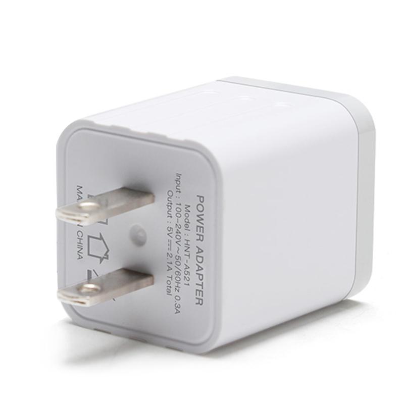 Минималистичный дизайн, два USB-зарядных устройства, портативный блок быстрой зарядки для использования в офисе, дома или в дороге