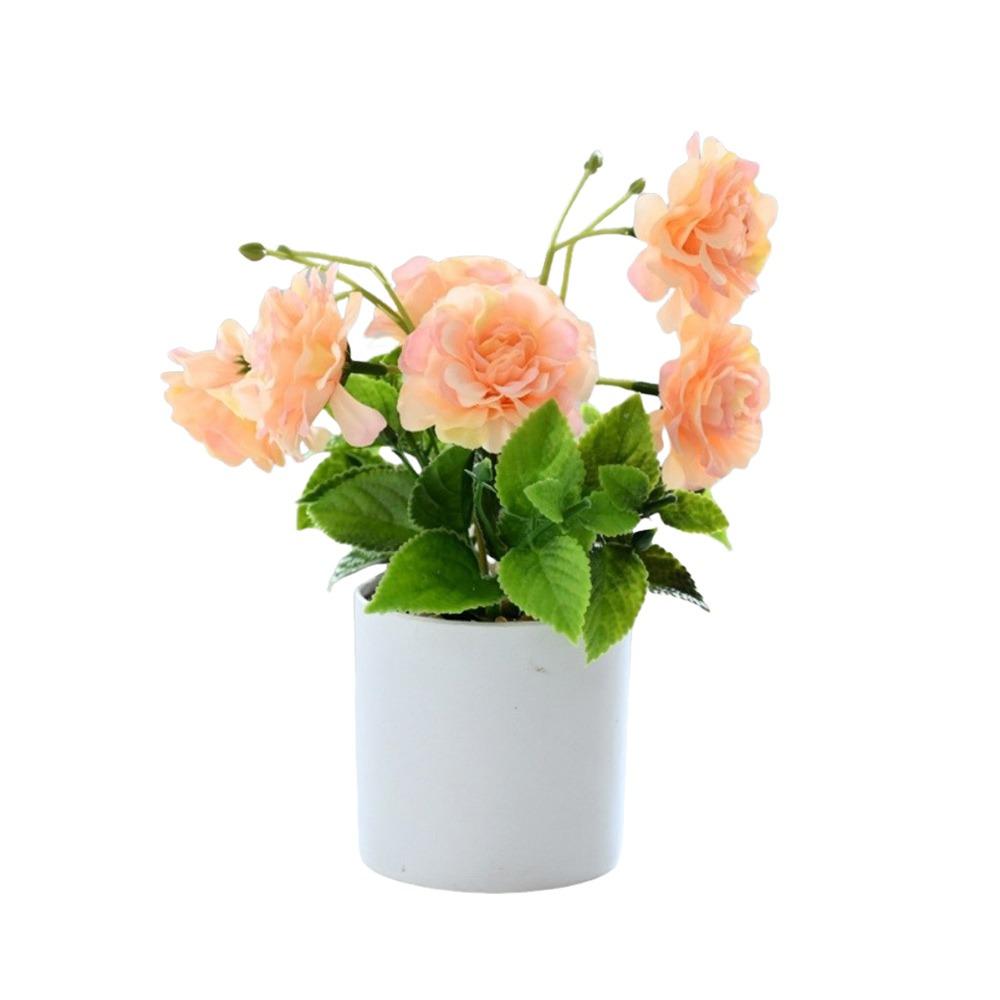 Sunflower Plant Simulation Bonsai Placement Fake Plant Flowerpotted Artificial Flower Party Decor