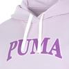 Puma Толстовка с капюшоном с буквенным принтом и большими карманами, женская толстовка с капюшоном, цвет фиолетовый 682176-60