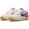 Air Force 1 Low Shadow Белый Flash Crimson Астрономический Синий Женские CI0919-105