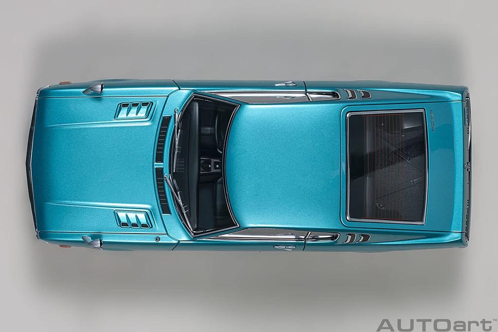 AUTOart Масштаб Toyota Celica Liftback 2000GT 1973 Металлик бирюзовый Готовая модель 1/18 (РА25)