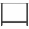 Vidaxl Nogi Do Stolika Kawowego, Antracyt, 2 Szt., 90X(72-73) Cm, Stal