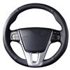 Оригинальный чехол на руль автомобиля «сделай сам», для Volvo V40 XC60 S60 LV60 S80L, черная кожаная оплетка для рулевого колеса