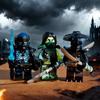 Строительные блоки Просвещения: Мотоцикл и Храм Дракона Ninjago с Минифигурками - Образовательный Конструктор для Мальчиков - Идеальный Подарок на День Рождения