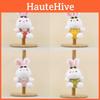 Pants Sunglasses Strap Rabbit Plush Keychain Animal Toy Cute Doll Pendant Bag