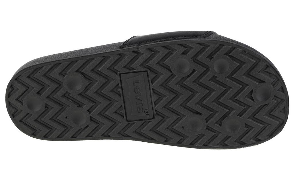 Levi's June Batwing S, женские черные шлепанцы