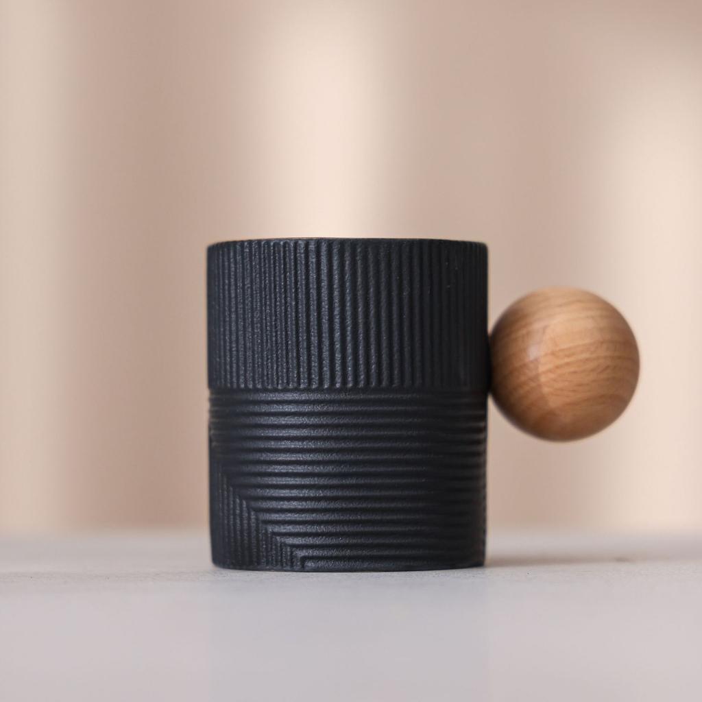 Gradual Change Ceramic Coffee Cup High Value Afternoon Tea Latte Cup Macaron Color Mug Water Cup