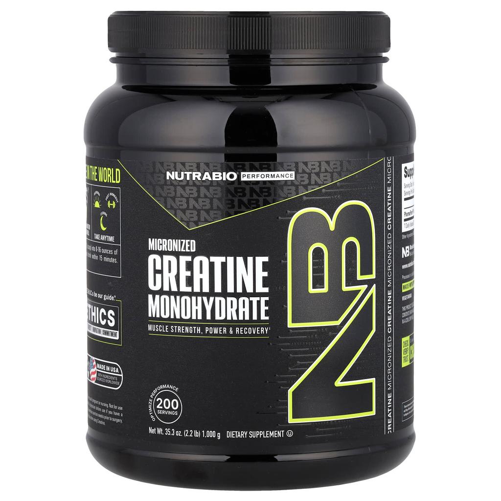 NutraBio Athletic Performance, Micronized Creatine Monohydrate, 35.3 Oz (1,000 G)