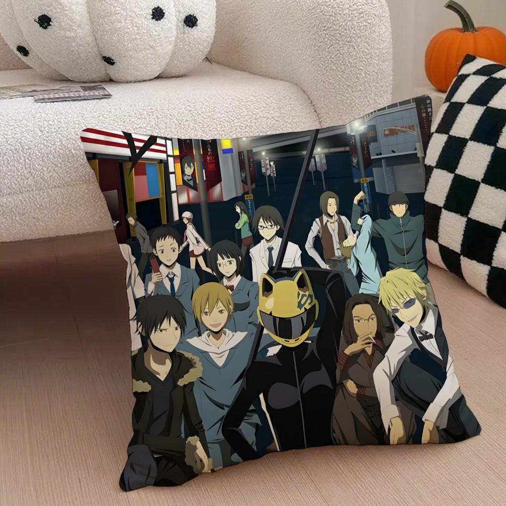 Anime Fantasy Ddurarara 3way Standoff Cushion Cover Throw Pillow Cover Hidden Button Durable Polyester Chair Cushion
