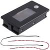 Golf Cart Battery Meter LCD Display Voltmeter 10-100V Volt Meter Temperature Gauge For Rv Vehicles Cars Yachts