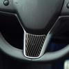 Car Steering Wheel Sticker Carbon Fiber Interior Model 3 Y Car Decoration Sticker Car Modification Accessories