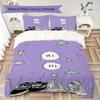 Heartstopper Anime1 Pattern Bedding uilt Set uilt Cover Pillowcase Home Decoration Birthday Gift (1 * duvet cover + 2 * pillowcase  without core)56