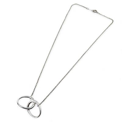 TIFFANY&Co. Ожерелье Кольцо с двойной петлей Серебро SV925 Женское Б/у