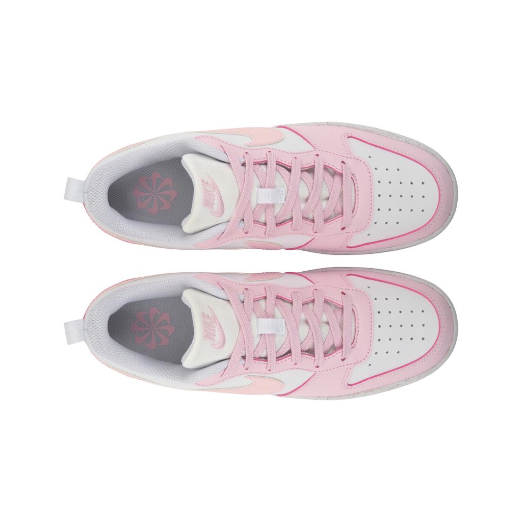 Nike Детские кроссовки Court Borough Low Recraft GS Pink Foam White DV5456-105