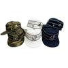 Niche independent design trendy brand embroidery letter striped cap men's and women's versatile flat-top sunshade baseball cap