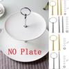 Cake Plate Stand Handle Hardware Rod Zinc Alloy Fruit Cupcakes Dessert