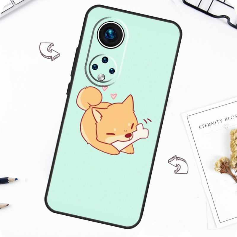 Мультяшный чехол для собаки Welsh Shiba Corgi для Honor Magic 7 5 6 Pro Honor 200 Pro X9b X9a X8b X8a X8 X9 X9c 50 70 90 Lite