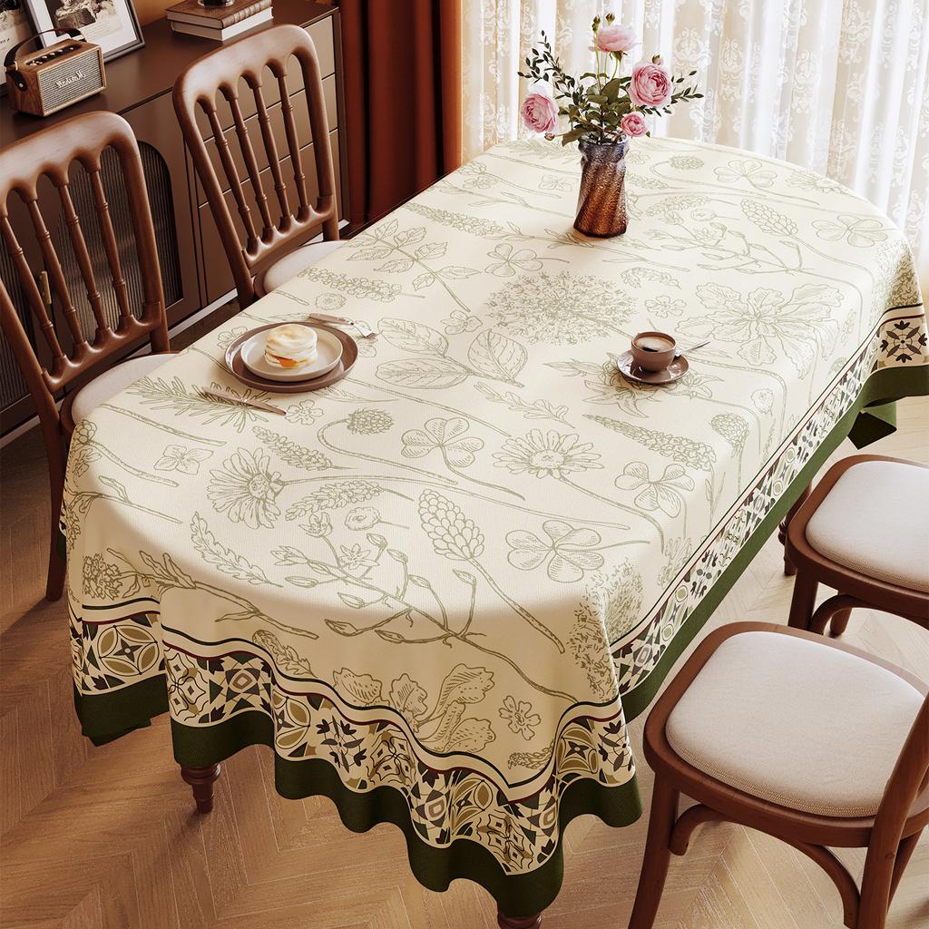 Ретро скатерть противоскользящий бесшумный коврик на стол декоративная ткань из ПВХ используется для прямоугольных овальных и круглых обеденных столов гостиной столовой