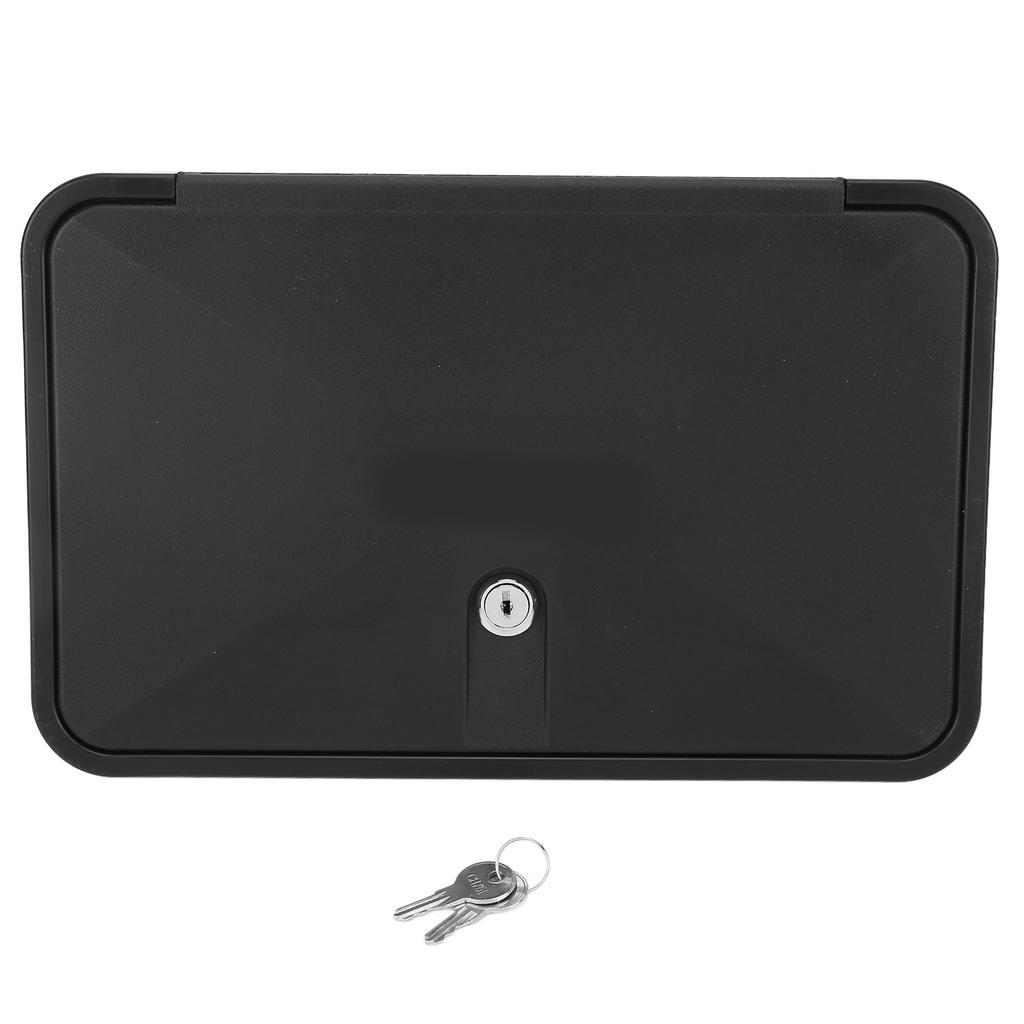 Черный ABS внешний комплект душевой кабинки с 2 ключами RV аксессуары для кемпера автодома караван