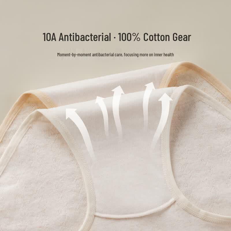 Женские антибактериальные хлопковые трусы Mengbadi 10A (4-Pack)