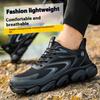 Мужская рабочая защитная обувь, рабочие кроссовки со стальным носком, женские легкие рабочие ботинки с защитой от пирсинга, промышленные строительные ботинки
