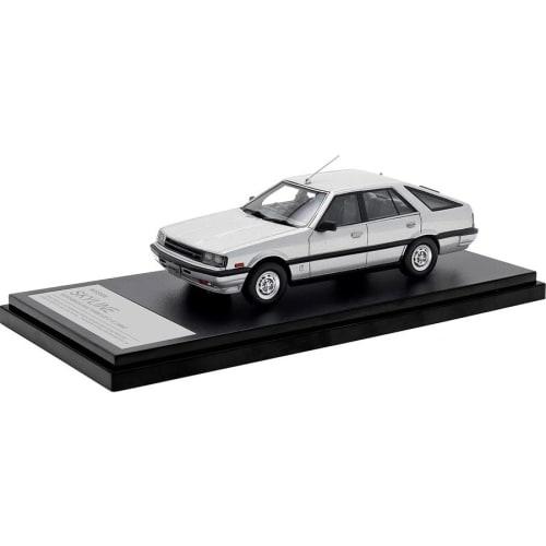 Hi Story 1/43 Nissan Skyline Hatchback 2000 Turbo GT-E/X (1984) Silver Metallic, Finished Model