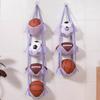 3/4 Layers Ball Storage Hanging Bag Wall Mounted Mesh Pockets Organizer  Household