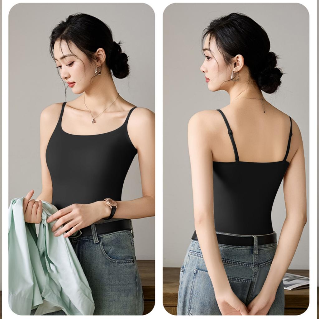 Женская однотонная рубашка с чашкой для йоги, спортивное нижнее белье, жилет