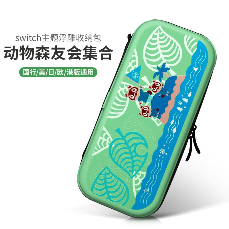 For Nintendo Switch Storage Bag Switch OLED relief sculpture color painting carrying case Fashion cartoon Theme Game Console Bag